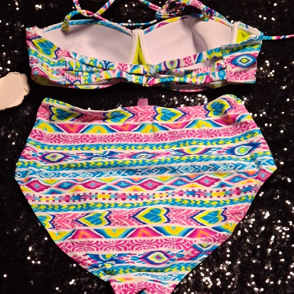 YMI Multicolor Patterned Bikini - Picture 3 of 6